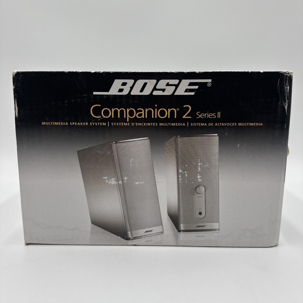 VTG Bose Companion 2 Series II Multimedia Speaker System Silver 040274 NEW 2006